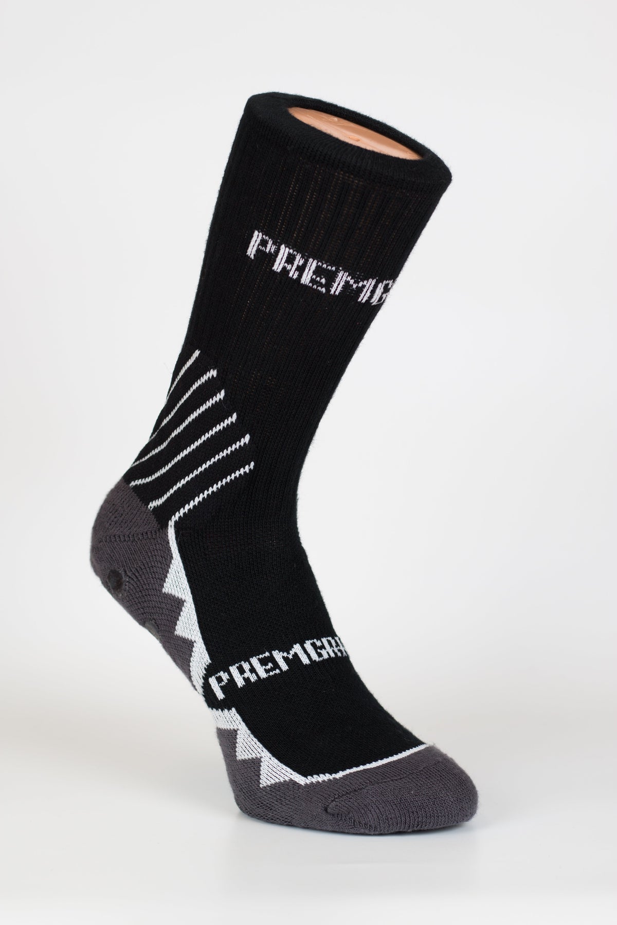 PREMGRIPP CREW SOCKS, BLACK. - Fanatics Supplies